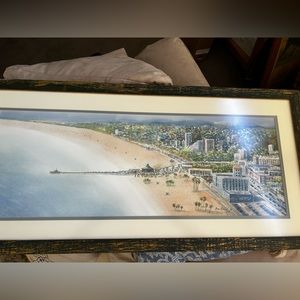 Vintage framed paintings by Pong Apinyavat dated and signed ‘95.